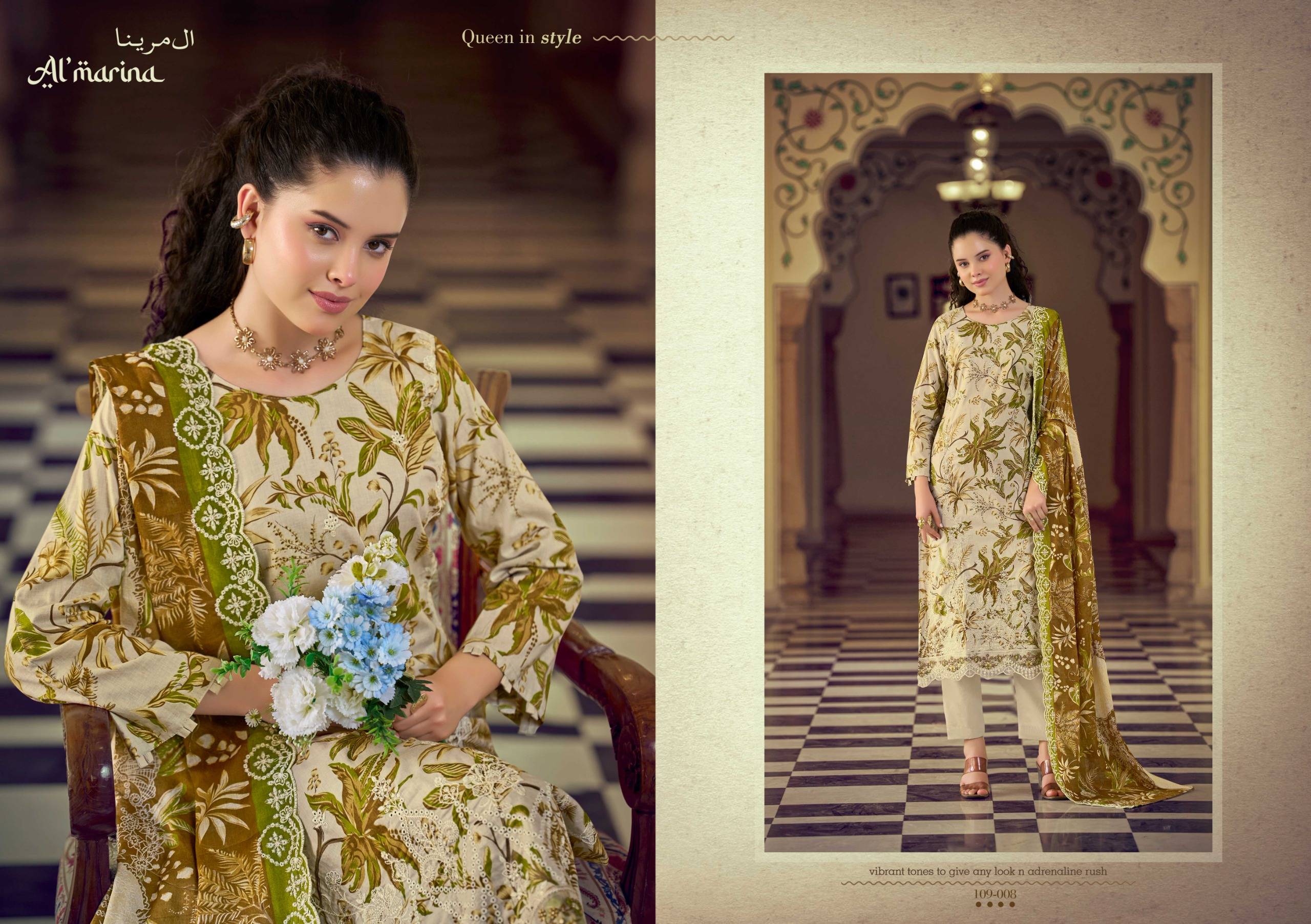CHIKANKARI VOL 5 By BelliZa DesigNer StuDio 001 To 008 Series Beautiful Pakistani Suits Colorful Stylish Fancy Casual Wear & Ethnic Wear Cotton Embroidered Dresses At Wholesale Price